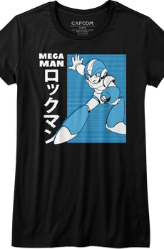 Womens Japanese Mega Man Shirt