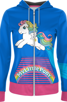 Ladies Rainbow Leap My Little Pony Hoodie