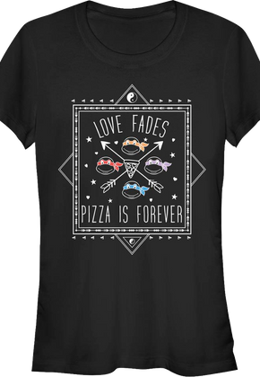 Ladies Pizza Is Forever Teenage Mutant Ninja Turtles Shirt