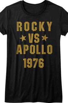 Ladies Rocky vs Apollo 1976 Rocky Shirt