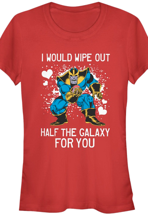 Ladies Thanos Valentine's Day Shirt