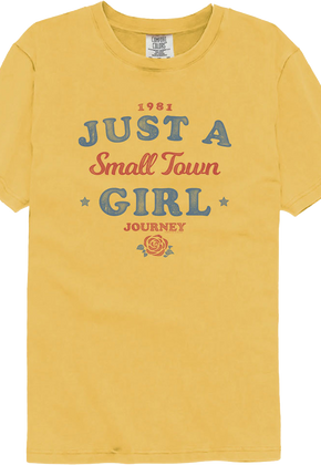 Just A Small Town Girl Journey Comfort Colors Brand T-Shirt