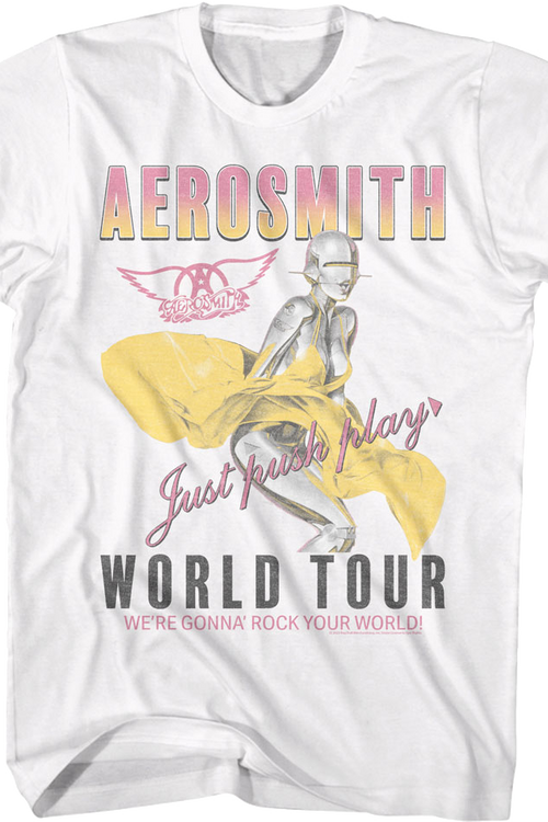 Just Push Play World Tour Aerosmith T-Shirtmain product image