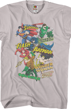 Justice League of America Characters T-Shirt