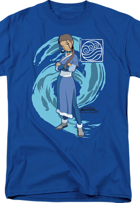 Katara Water Wave Avatar The Last Airbender T-Shirt