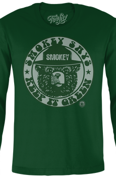 Keep It Green Smokey Bear Long Sleeve Shirt