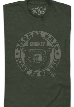 Keep It Green Smokey Bear T-Shirt