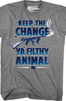 Keep The Change Ya Filthy Animal Home Alone T-Shirt