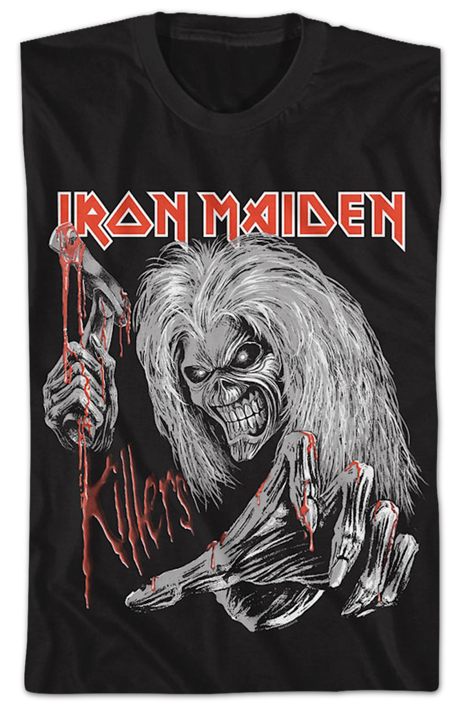 Iron maiden hot sale killers t shirt