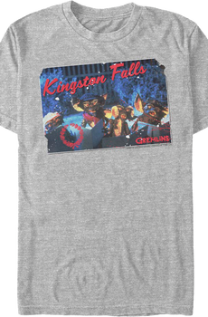 Kingston Falls Christmas Card Gremlins T-Shirt