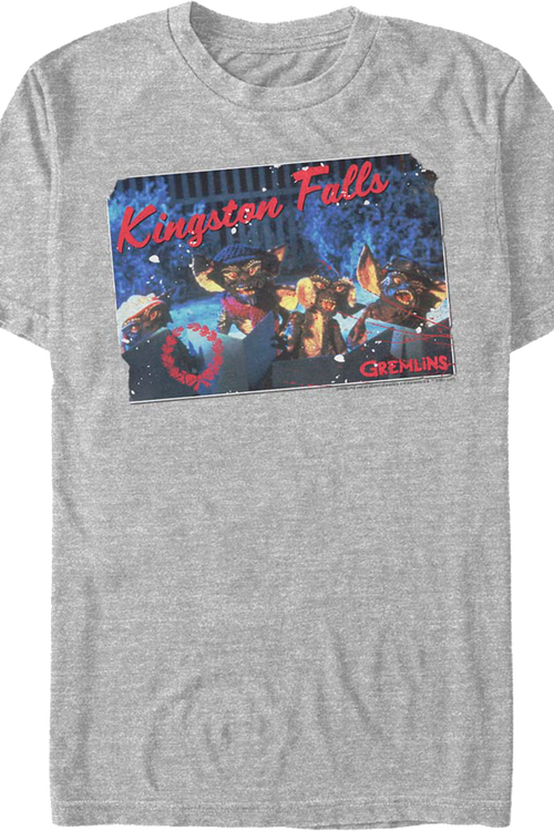 Kingston Falls Christmas Card Gremlins T-Shirtmain product image