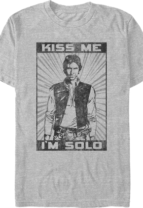 Kiss Me I'm Solo Star Wars T-Shirt
