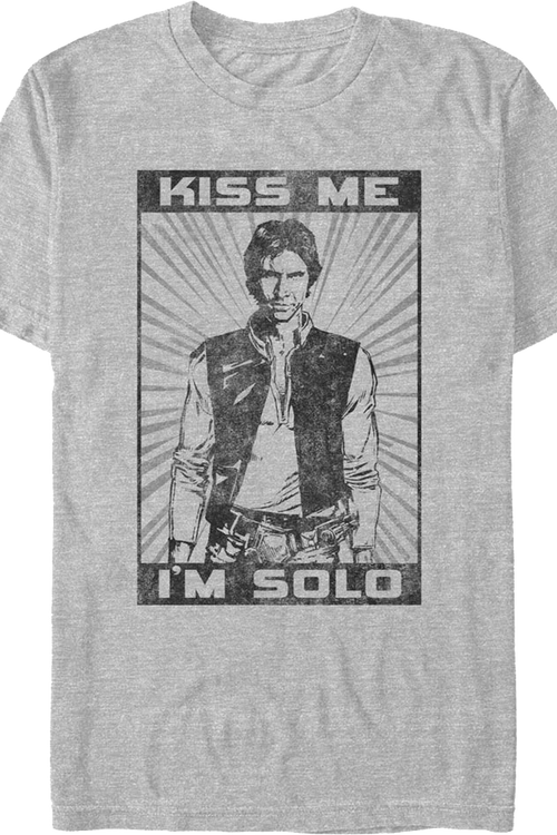 Kiss Me I'm Solo Star Wars T-Shirtmain product image