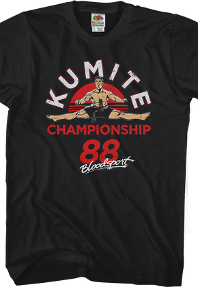 Kumite Championship Bloodsport T-Shirt