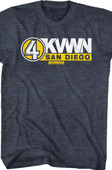 KVWN Logo Anchorman T-Shirt