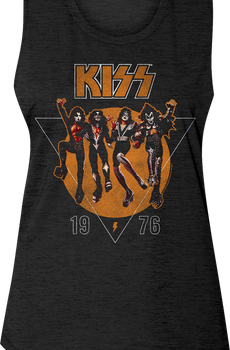 Ladies 1976 KISS Sleeveless Crewneck Shirt