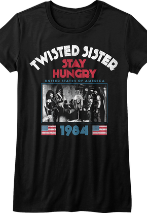 Womens 1984 Stay Hungry Tour Twisted Sister Shirt