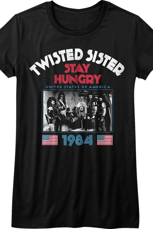 Womens 1984 Stay Hungry Tour Twisted Sister Shirtmain product image