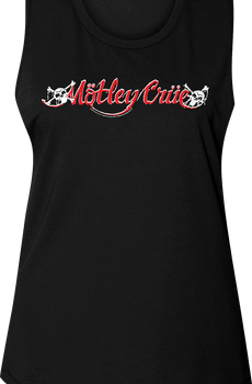 Ladies 1989-1994 Logo Motley Crue Muscle Tank Top
