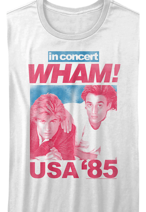 Womens '85 USA Concert Wham Shirt