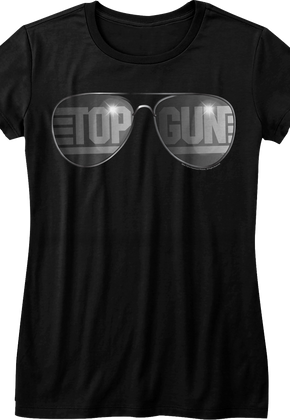 Womens Aviator Sunglasses Top Gun Shirt