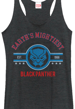 Ladies Earth's Mightiest Black Panther Tank Top