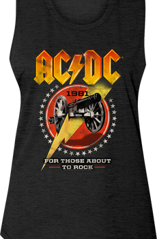 Ladies For Those About To Rock 1981 ACDC Sleeveless Shirt