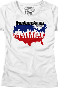 Womens Hands Across America Shirt