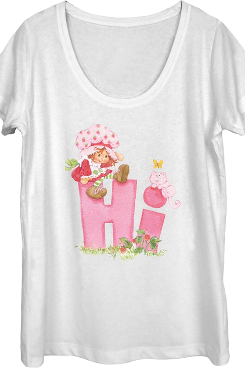 Ladies Hi Strawberry Shortcake Scoopneck Shirtmain product image