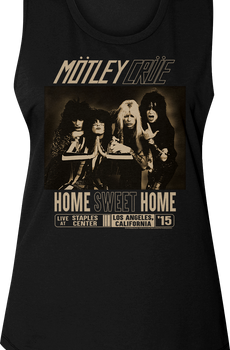 Ladies Home Sweet Home Motley Crue Muscle Tank Top