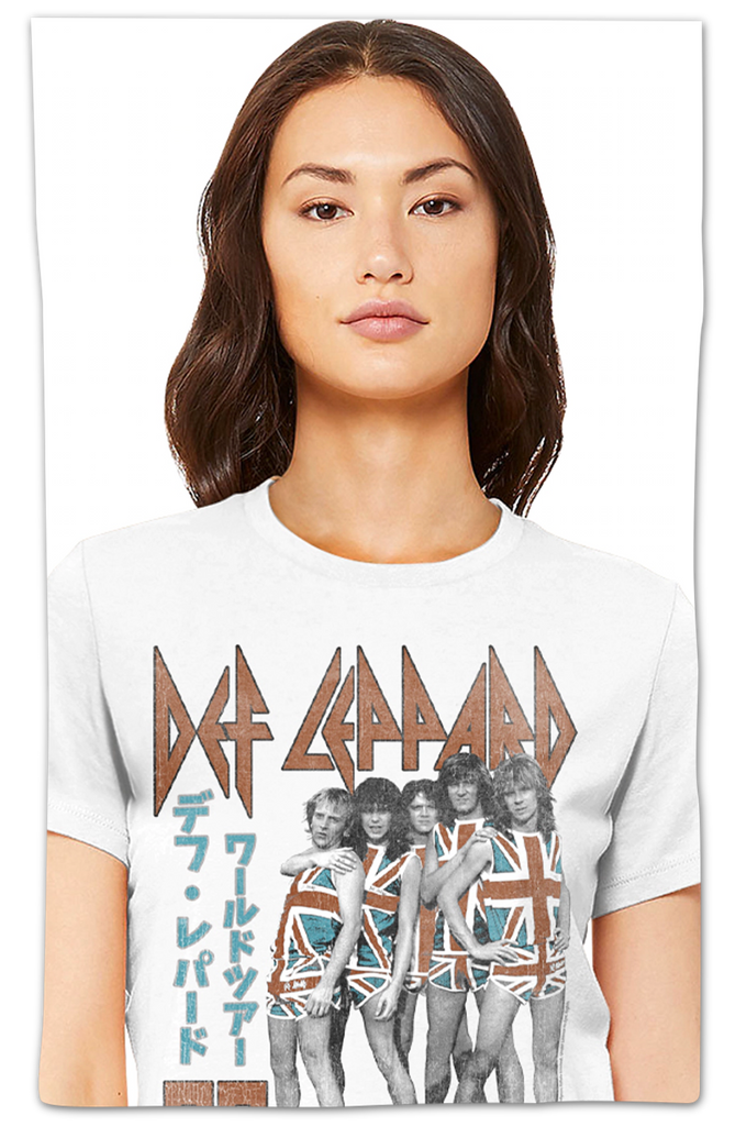 ladies def leppard t shirt