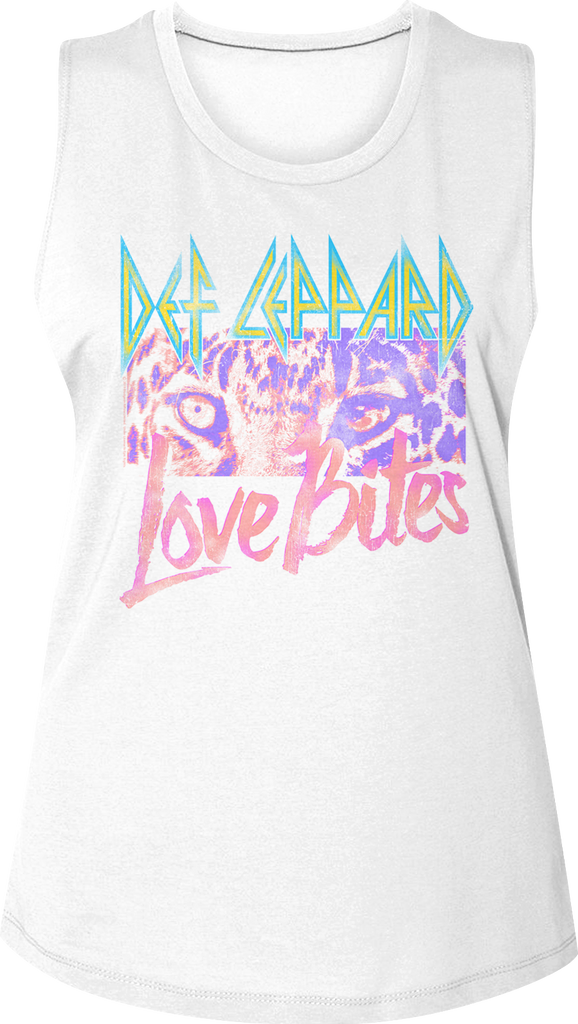 Ladies Love Bites Def Leppard Muscle Tank Top