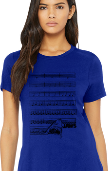 Womens Music Jaws Shirt