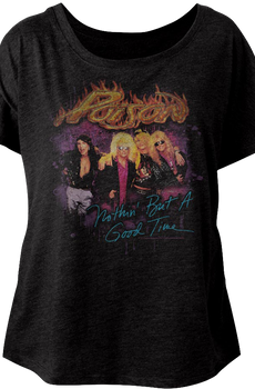 Ladies Nothin' But A Good Time Poison Dolman Shirt