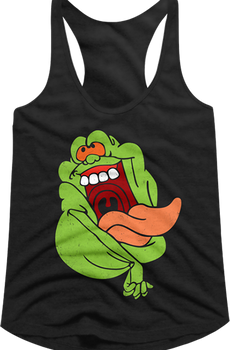 Ladies Slimer Real Ghostbusters Racerback Tank Top