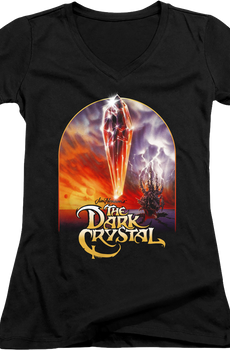 Ladies Style B Movie Poster Dark Crystal V-Neck Shirt