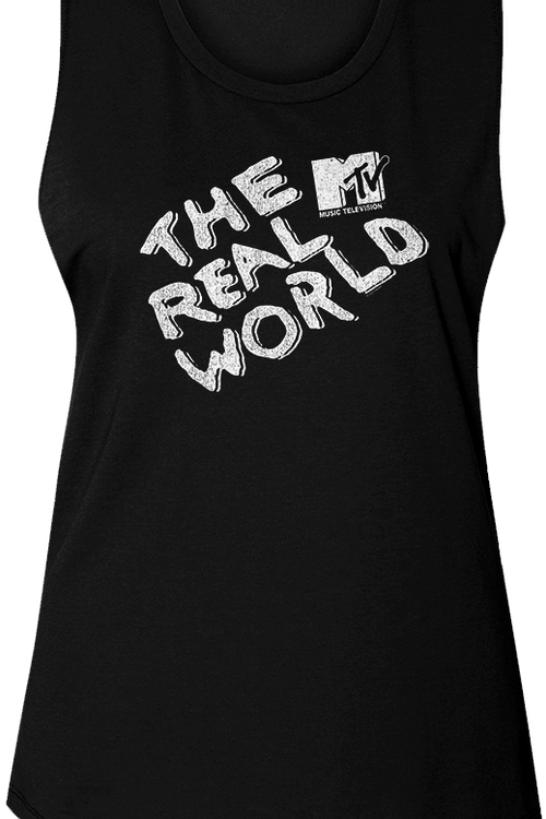 Ladies The Real World MTV Muscle Tank Topmain product image