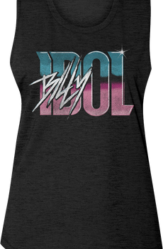 Ladies Vintage Logo Bill Idol Muscle Tank Top