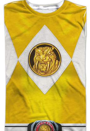 Ladies Yellow Ranger Sublimation Shirt