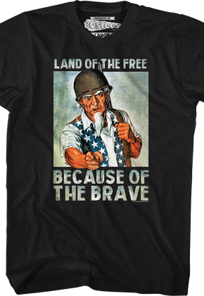 Land Of The Free Because Of The Brave T-Shirt