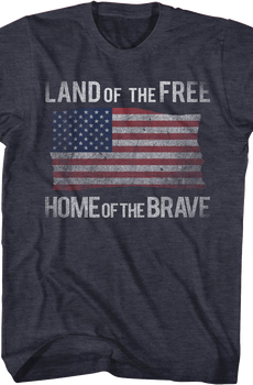 Land Of The Free Home Of The Brave T-Shirt