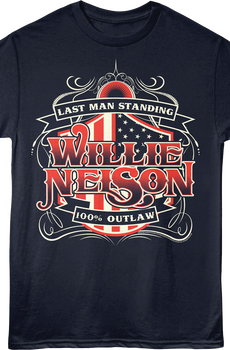 Last Man Standing Willie Nelson T-Shirt