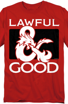 Lawful Good Dungeons & Dragons T-Shirt
