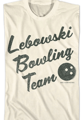 Lebowski Bowling Team Big Lebowski T-Shirt