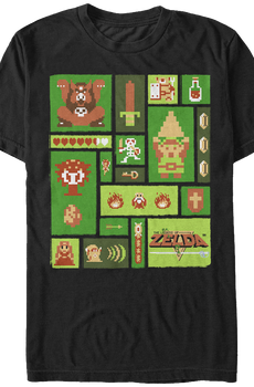 Legend of Zelda Collage T-Shirt