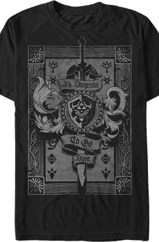 Legend of Zelda Dangerous Banner Nintendo T-Shirt