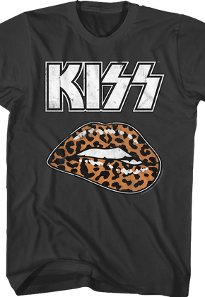 Leopard Lips KISS T-Shirt