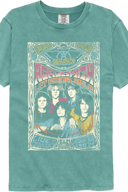 Let Rock Rule Aerosmith Comfort Colors Brand T-Shirtmain product image
