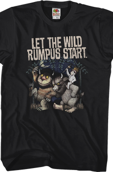 Let The Wild Rumpus Start Where The Wild Things Are T-Shirt
