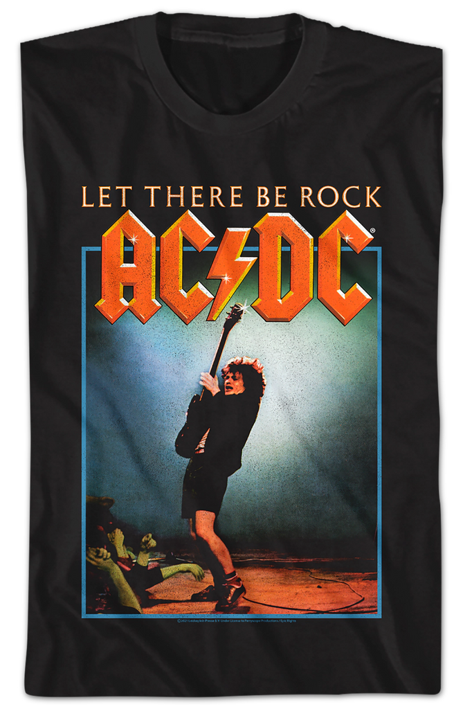 AC/DC LET THERE BE ROCK Tシャツ ACDC Let There be Rock Australia T-Shirt, Graphic Rock Tees